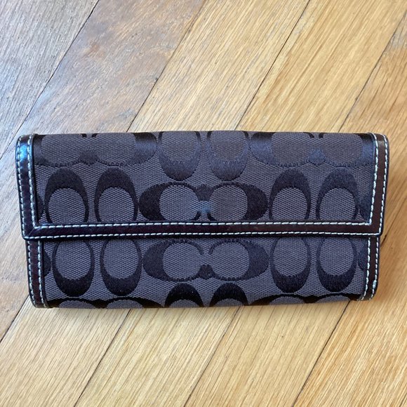 COACH Signature canvas wallet - Picture 3 of 11